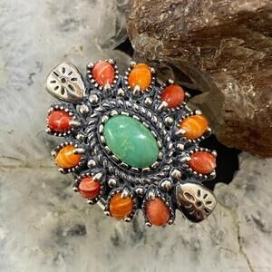 Carolyn Pollack Sterling Silver Multistone Oval Cluster Ring, Variety of Sizes